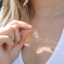 Load image into Gallery viewer, Clear Quartz Gemstone Necklace
